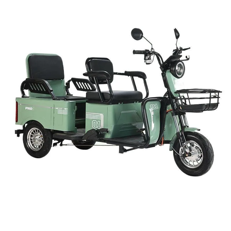 

New electric tricycle loading women's mini electric tricycle elderly pick-up and drop-off children battery car