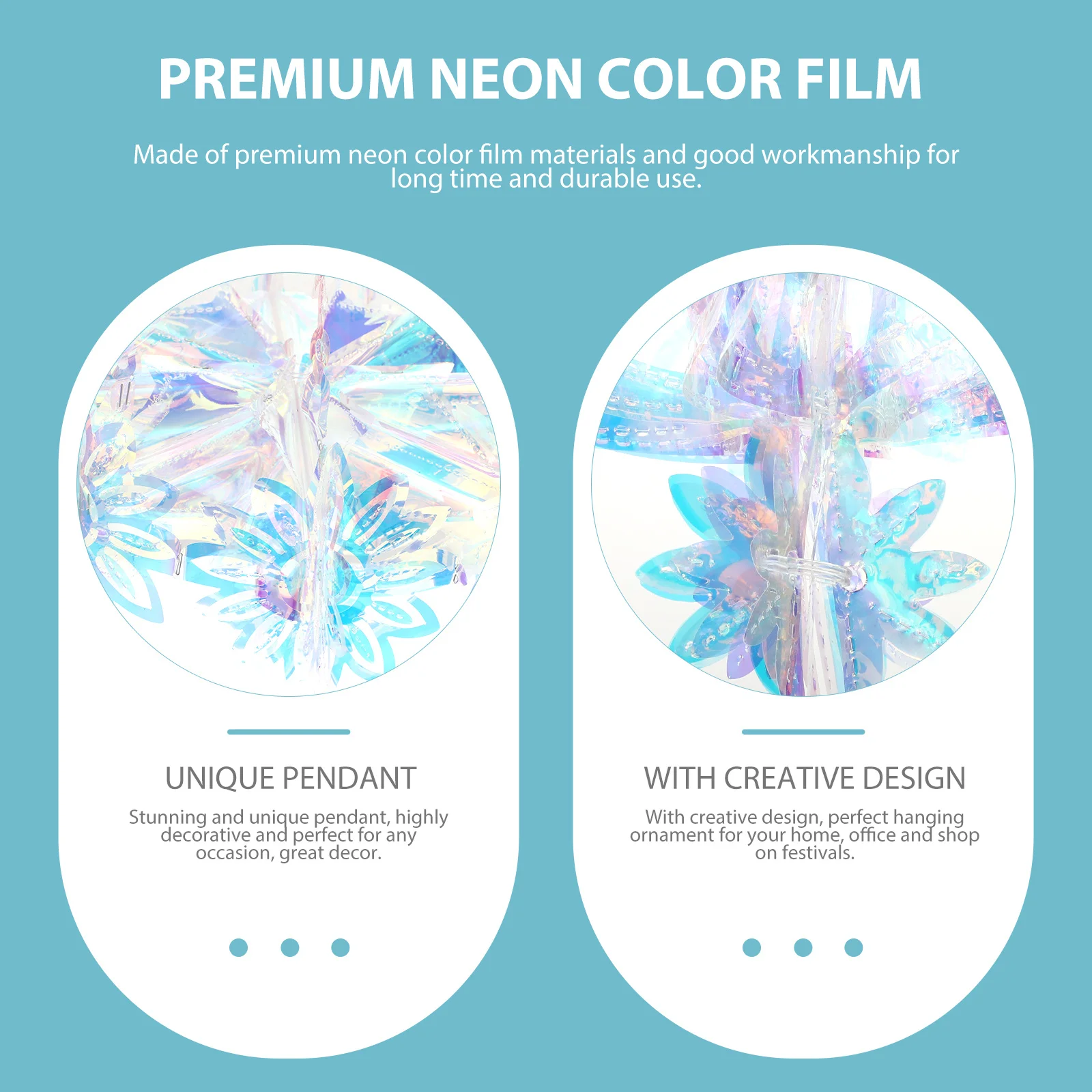 

1Pcs Wedding Chandelier Hanging Pendant Neon Color Festival Decor Ceiling Light Shape Pendant Party Decorative Ornament