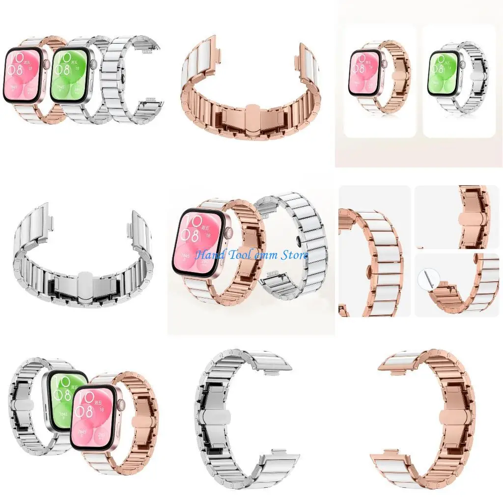 

H37F Replacement Accessories Watch Band Metal Band Quick Release Strap Wristband Belt