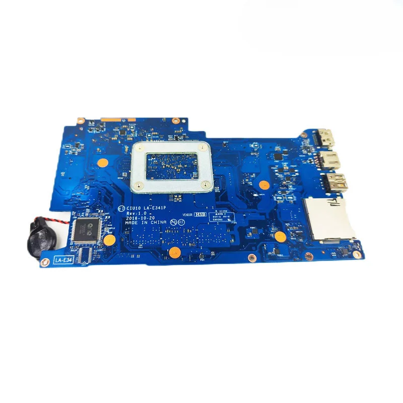 Imagem -02 - Placa-mãe para hp Probook X360 Placa-mãe Laotop La-e341p Cpu N3060 908423601 Ddr3l 11-ab