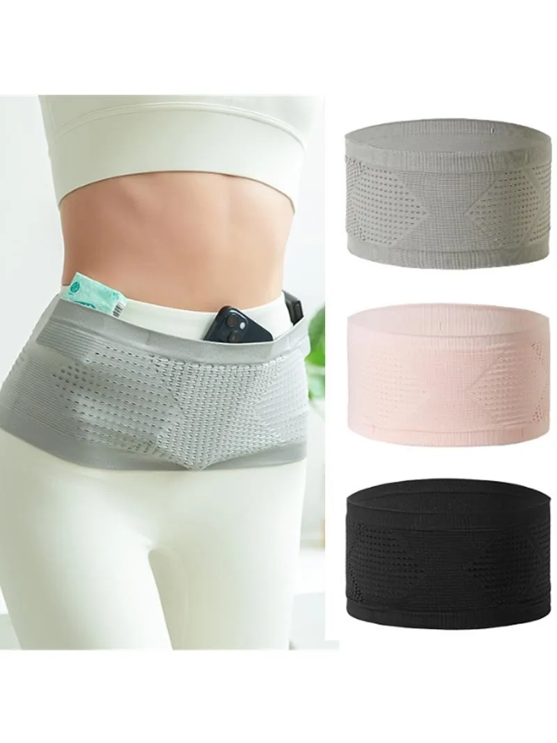AliExpress LKEEP Seamless Invisible Running Waist Belt Bag Gym Bags Lightweight Invisible Mobile Phone Bags Portable Elastic Run Cycling Bag
