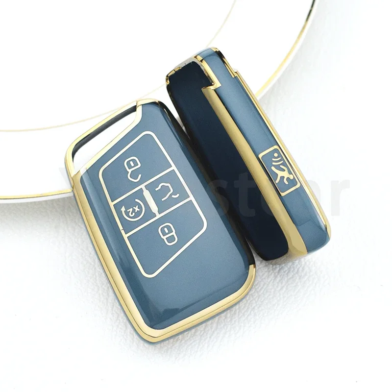 5 Buttons TPU Car Remote Key Case Cover Shell Fob For VW Volkswagen Passat B8 Magotan For Skoda Kodiaq Superb A7 Smart Keyless