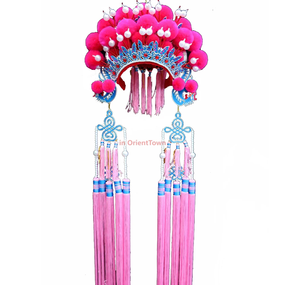 Queen's Crown Bride Headdress Drama Opera Phoenix Coronet Chinese Ancient Style Hat Cosplay Performance Head Wear For Princess