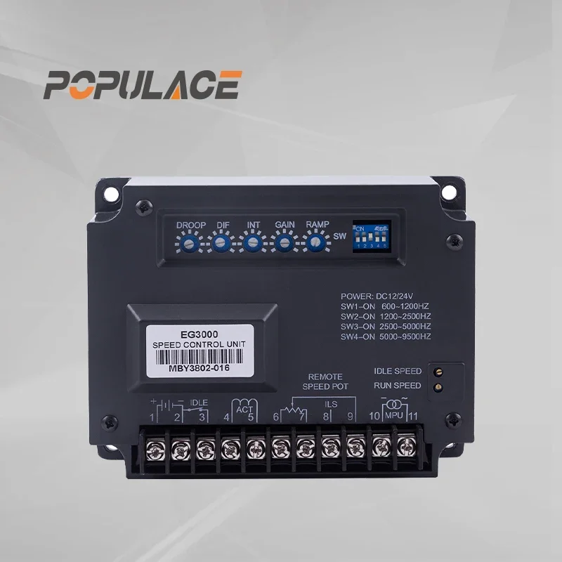 POPULACE eg2000 diesel engine governor automatic speed control governor eg2000 eg3000 diesel generator speed controller