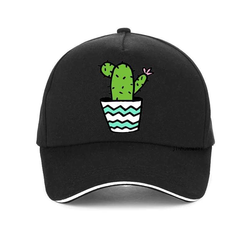 

Cartoon elements CACTUS print Baseball cap lovely girl sun hat Fashion summer Men women snapback hats