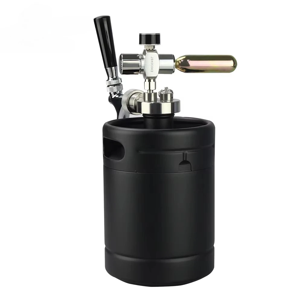 Stylish and convenient carbonated soda backpack beverage dispenser