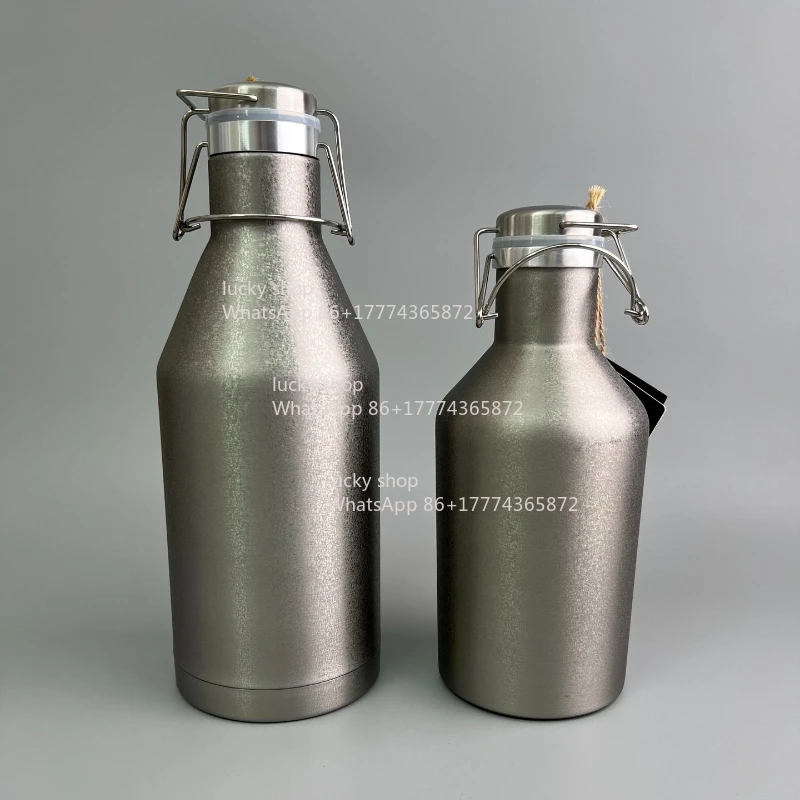 

Portable 304 Stainless Steel Kettle Insulated Large Capacity Sports Pot 2L