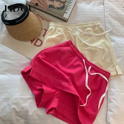 2023 New Korean Fashion Summer Shorts for Girl Sports Chic Solid Color Cute Kawaii Anime Sweet Aesthetic Children's Trousers