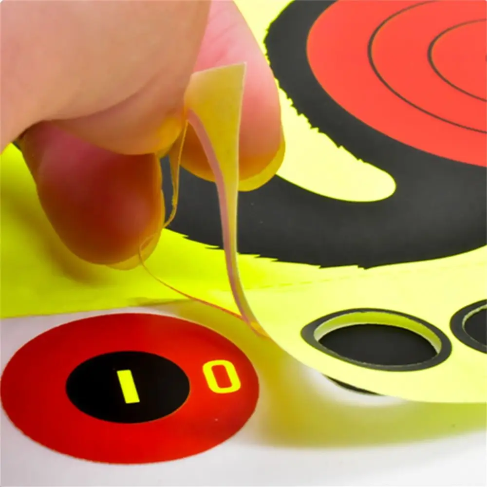 Accessories Self Adhesive Green Fluorescent Self Stick 8x8 inch Target Papers Shooting Target Targets Stickers Target Paster