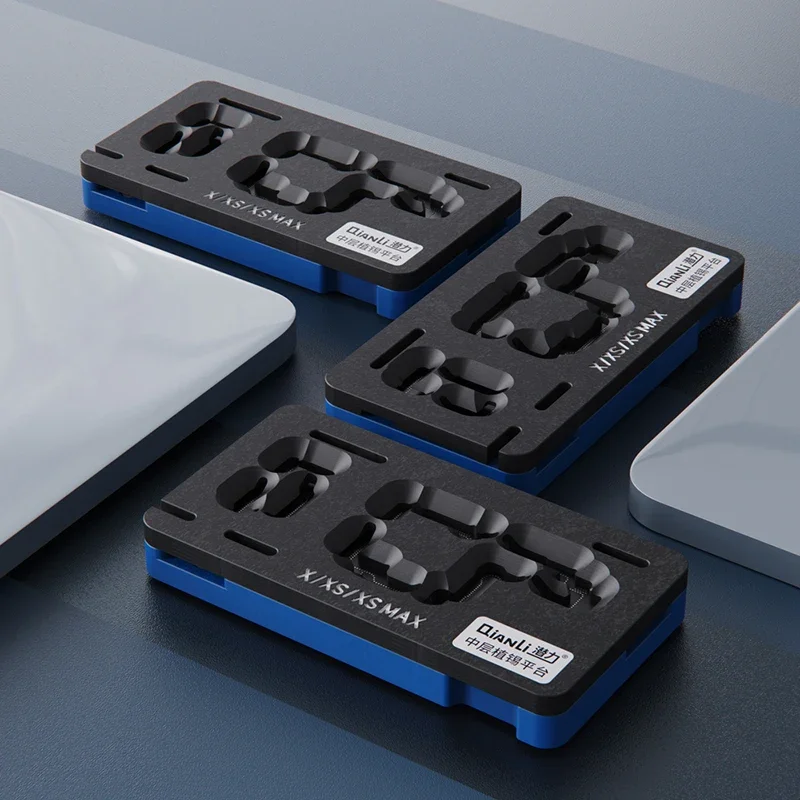 Imagem -05 - Qianli Bga Reballing Stencil Kit Camada Média Board Plant Plataforma de Lata Ferramentas de Reparo Iphone 11 12 13 14 Pro Mini x xr xs Max
