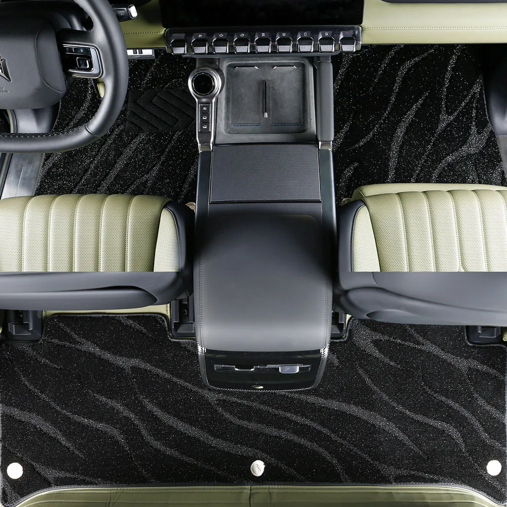 Fully Enclosed Leather Floor Mats For Dongfeng MHERO II M-Hero M817 2025 2026 Interior Supplies Double-layer Velvet Carpet