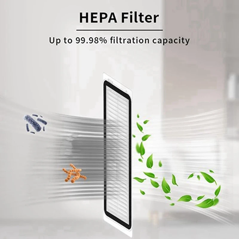 34 Uds para Xiaomi Robot aspirador X20 + X10 + /X20 Plus accesorios para aspiradoras Cepillo Lateral principal paño de mopa filtro de bolsa de polvo