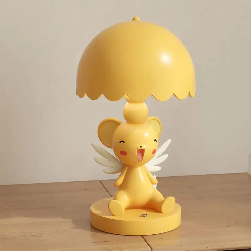 Cute Cartoon Kawaii Card Captor Sakura Cerberus Table Lamp Bedroom Bedside Decoration Night Light Bedside Lamp Gift Ornaments