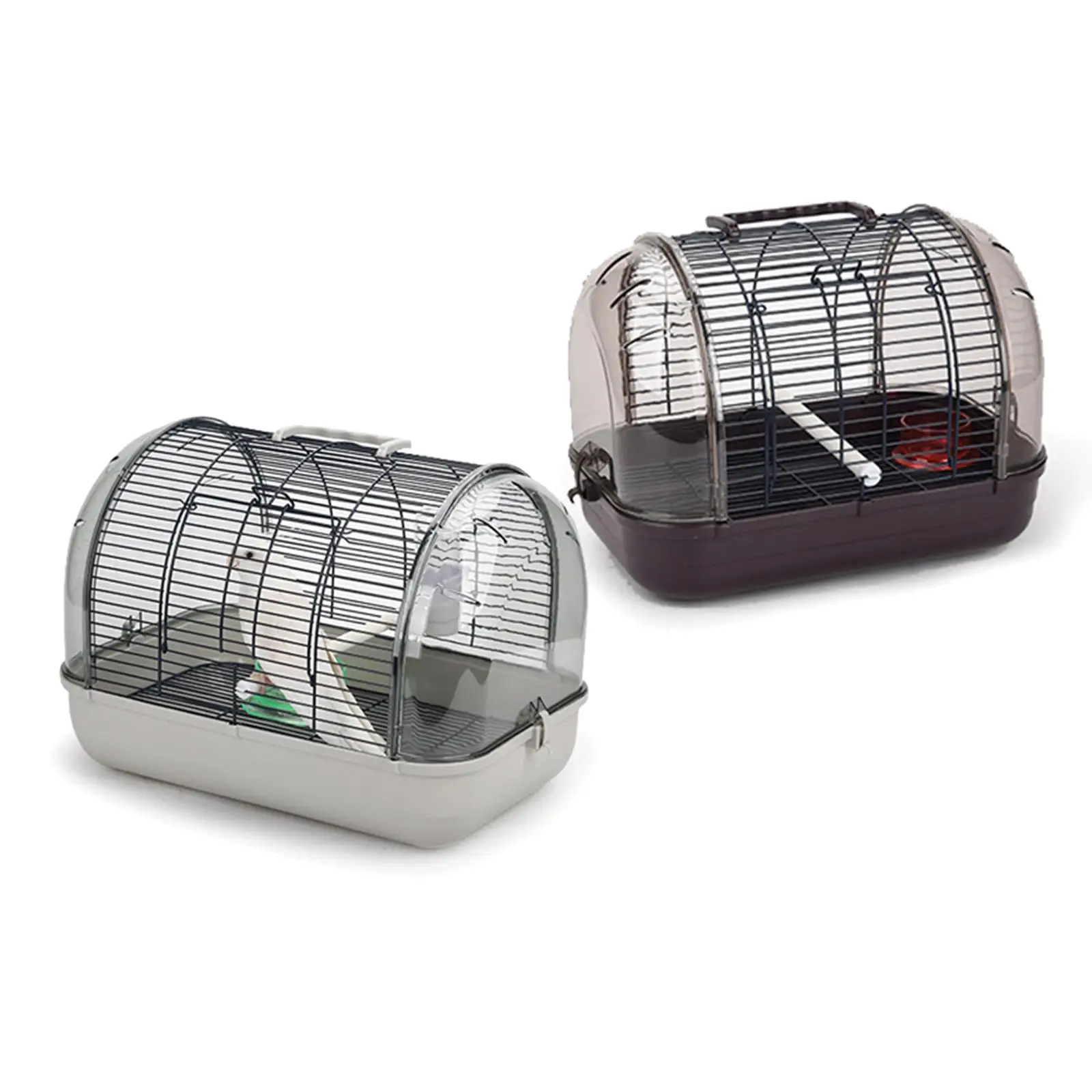 Villa Bird Cage Small Removable Breathable with Stand Stick Bird Travel Cage for Parakeets Parrotlets Canary Budgies Birds