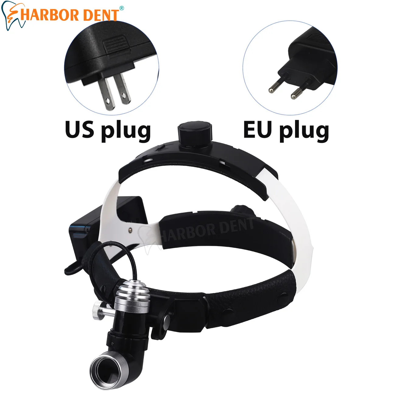 Phares dentaires montés sur la tête, 5W, LED, luminosité réglable, lampe chirurgicale, équipements de laboratoire de dentisterie