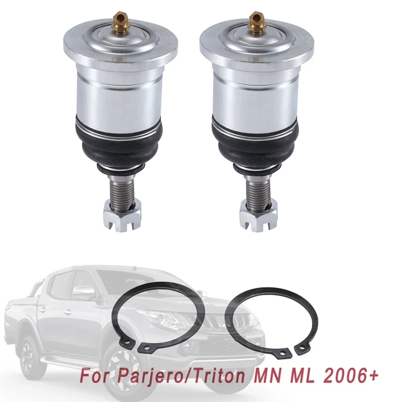 25Mm Car Front Extended Lift Upper Greasable Ball Joints Part Kit For Mitsubishi Pickup 2WD Pajero/Triton ML MN 2006+