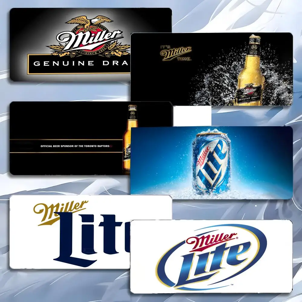 

Коврик для мыши M-Miller Lite Beer Brand, большой игровой коврик с утолщенной кромкой, для ПК и стола