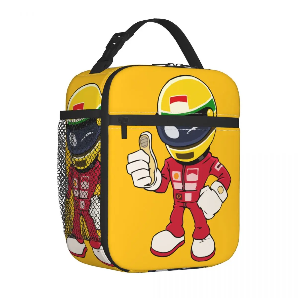 Ayrton The Magician Ayrton Senna Insulated Lunch Bag Large Lunch Container Cooler Bag Tote Lunch Box Office Travel Food Bag