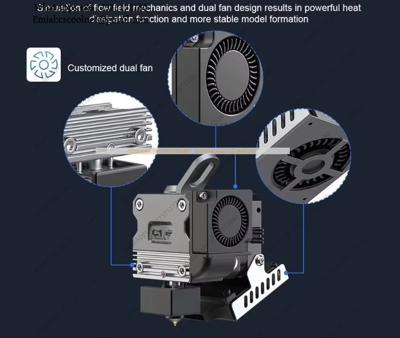 JS03 Sprite Extruder Pro Kit 3.5:1 Direct Drive for Creality Ender-3 Series 300℃