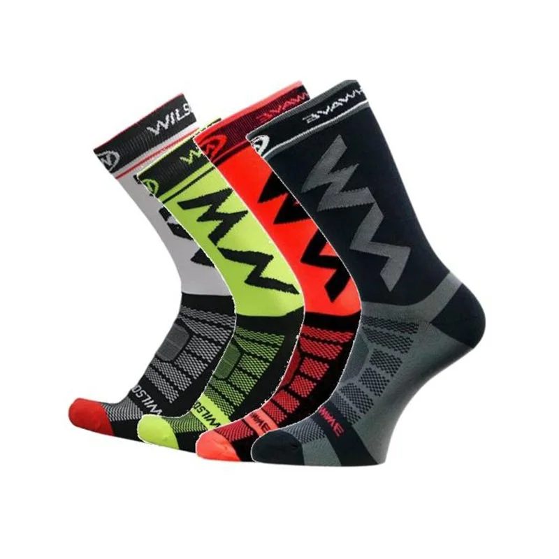 

1 Pairs New Men Woman Soft Breathable Anti-slip Football Socks Running Soccer Basketball Cycling Sports Grip Socks