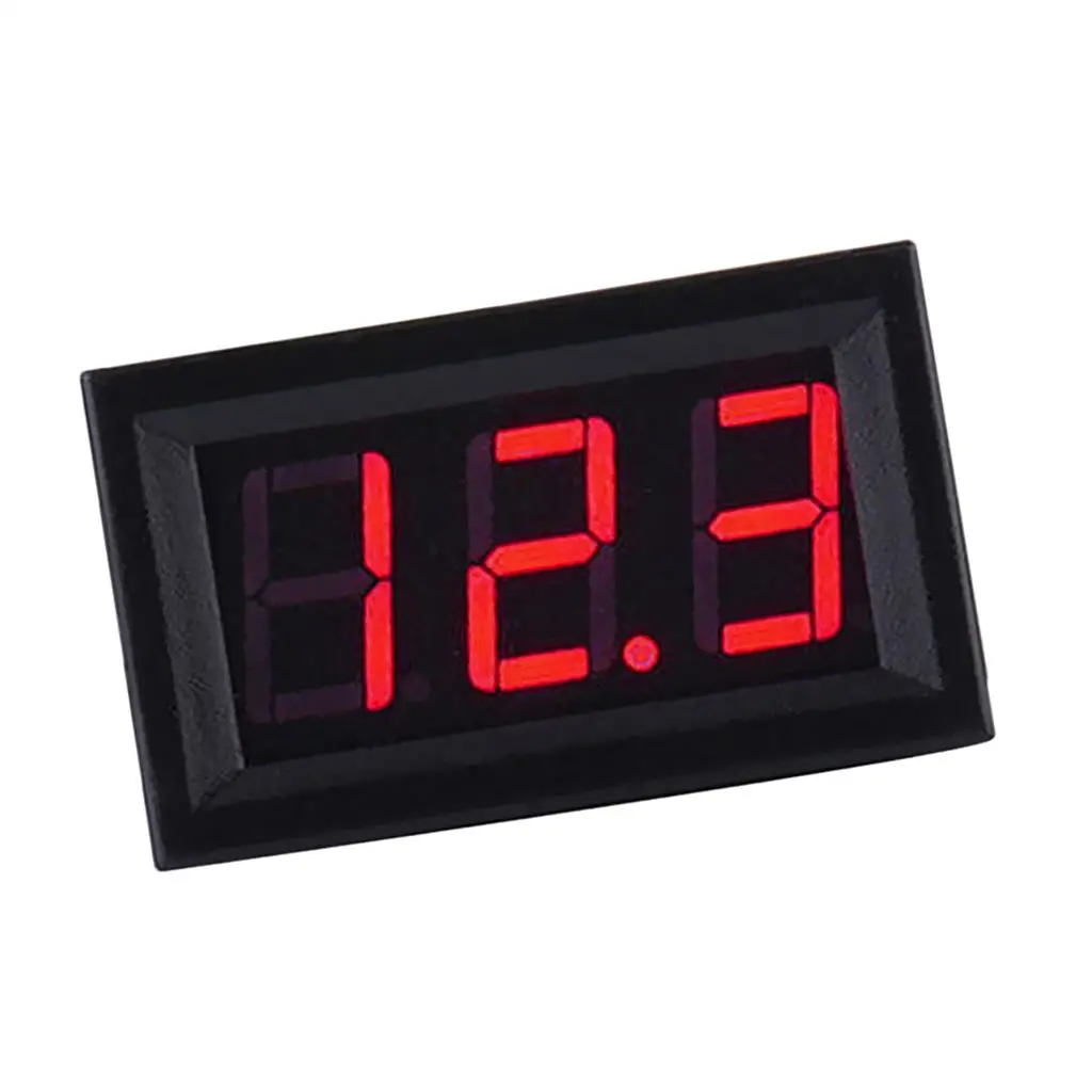 DC Volt Meter 0.56 Inch Red LED Voltage Panel Meter Display for Automotive and DIY Projects