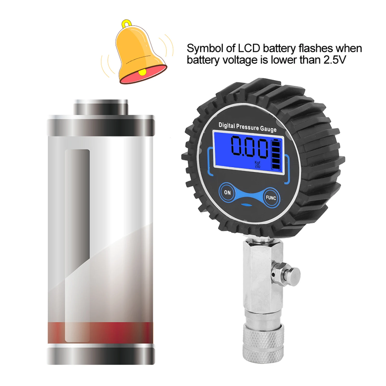 

3-300 PSI Digital Engine Cylinder Pressure Tester Kit – Professional Diagnostic Tool for Gasoline/Diesel Engines | ±0.5% Accurac