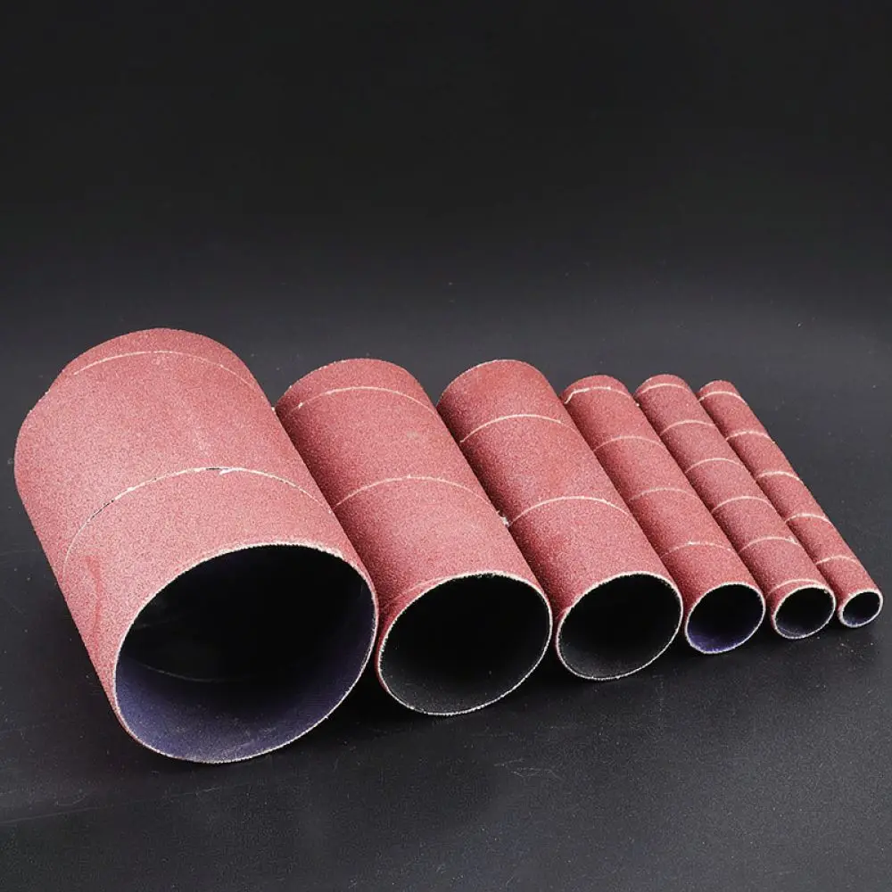 Sanding Bands Set For Jiuling Rotary Tool Devices Abrasive Sleeves For Woodworking Metal Polishing Rust Removal Edge Grinding
