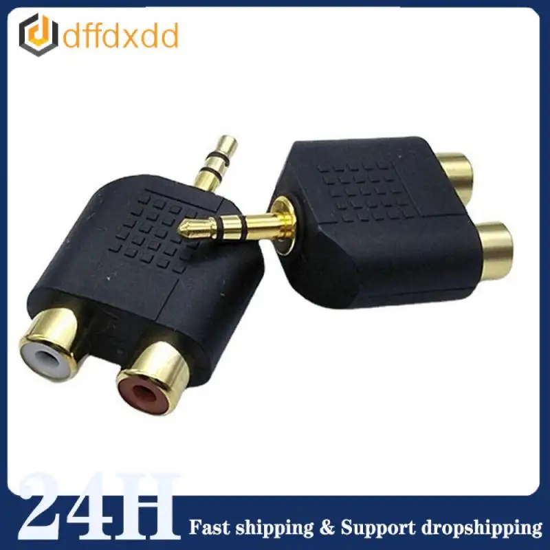 3.5mm Stereo M/F Male Jack Out Plug To 2 RCA Female Splitter Adapter Connector Stereo Male To 2X RCA Female Adapter