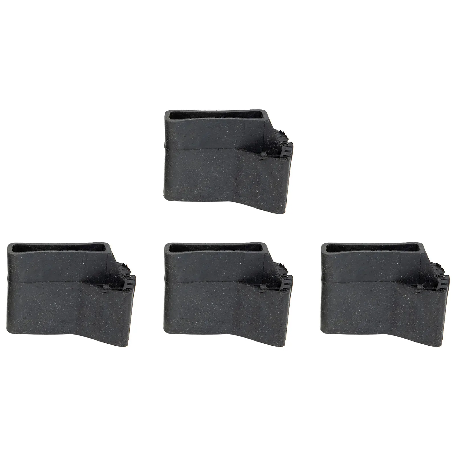 

4 Pcs Non-slip Ladder Feet Cover Durable Rubber Caps Protective Stabilizer Pads Removable Foldable Construction Tool