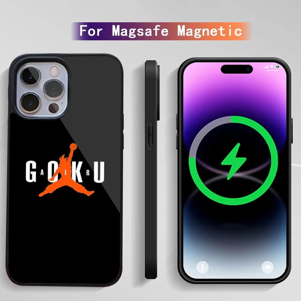 MINISO-D-DRAGON-B-BALL-Cartoon Phone Case For iPhone 15 14 13 12 11 Plus Pro Max Magsafe Magnetic Wireless Charging