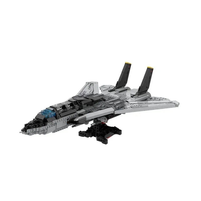 Serie militare Moc Building Blocks F-14 TOMCAT Modello Tecnologia Aerei Mattoni Assemblaggio FAI DA TE Giocattolo Da Caccia Per Il Capretto 10300 B-MODEL