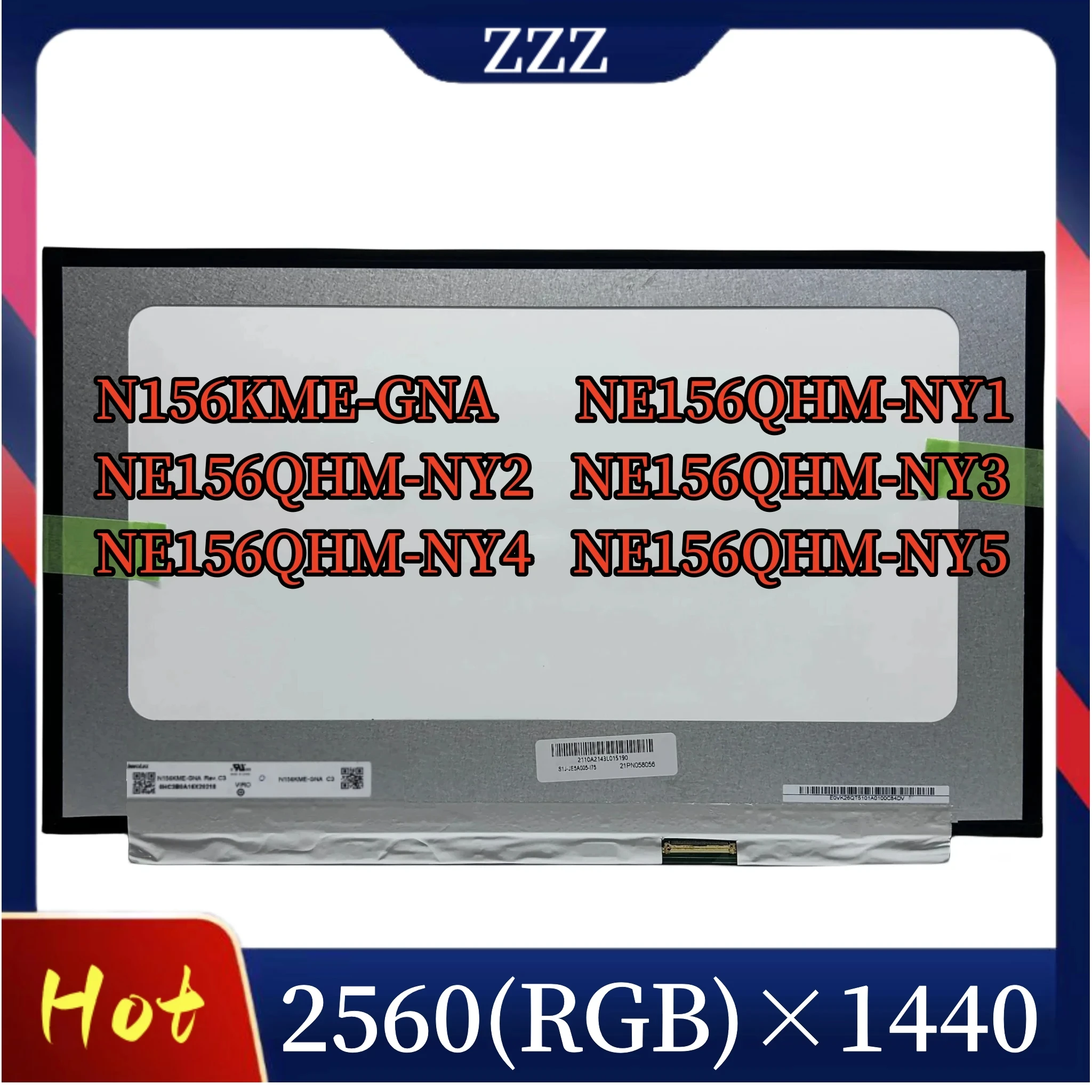 N156KME-GNA NE156QHM-NY1 NE156QHM-NY2 NE156QHM-NY3 NE156QHM-NY4 NE156QHM-NY5 165HZ Laptop LCD Screen Dispaly