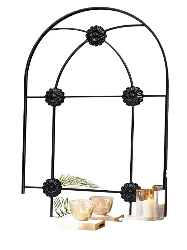 

Decorative living room wall hanging dresser porch dressing mirror desktop makeup mirror retro medium ancient