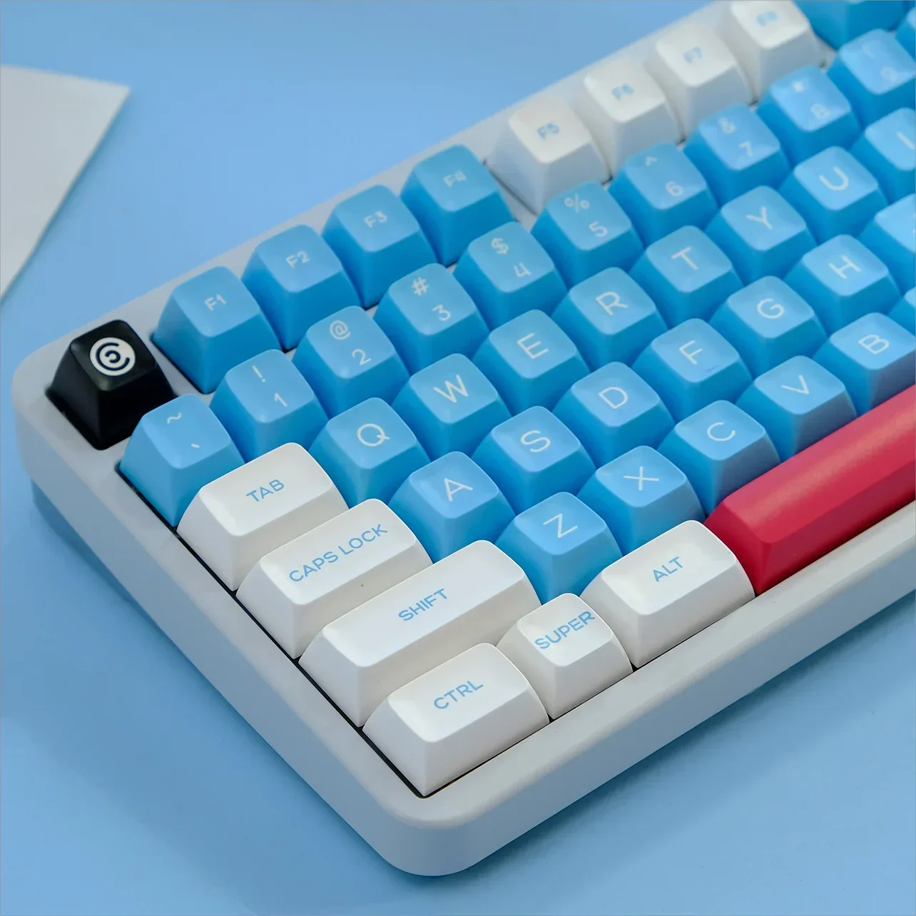 PBT tweekleurige keycaps sa hoogte volledige set tweekleurige spuitgietkeycaps GMK75/87/98/1