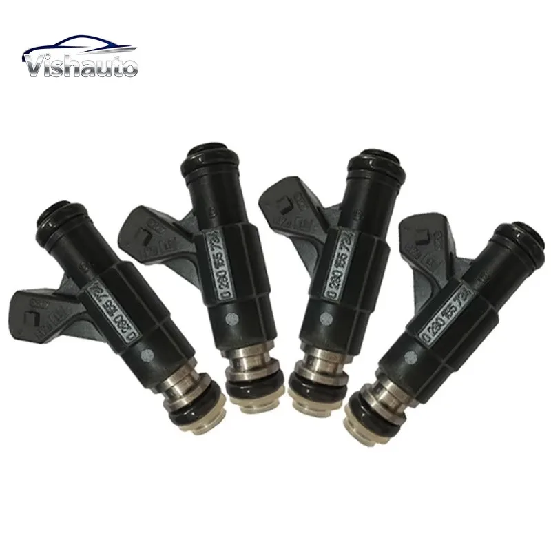 Fuel Injector Set 4PCS 0280155734 97JF-9F593-BA For Ford Explorer 4.0L 1997 1998