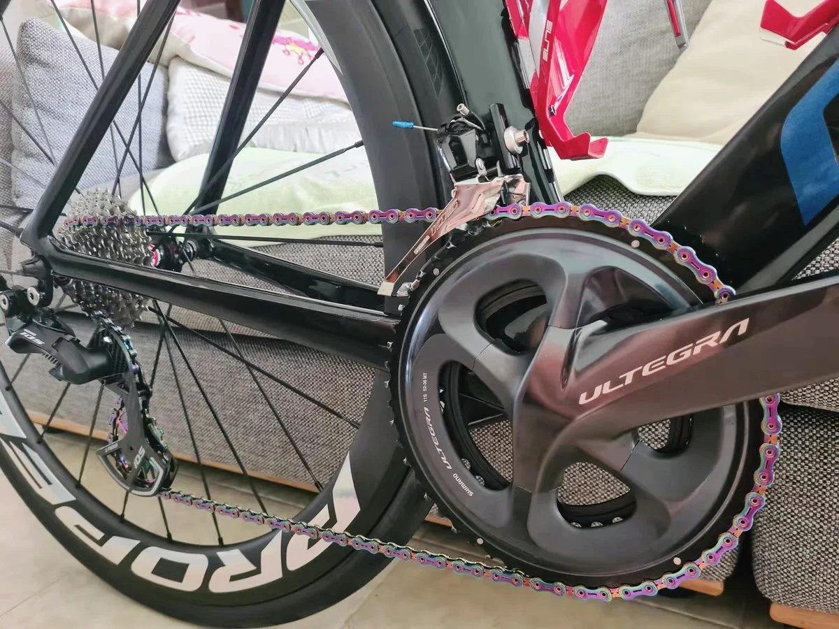 YBN Bike Chain 11 speed SLA Full hollow oil slick Titanium coating MTB road bike chain for Shimano/ SRAM