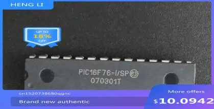 100% NEWHigh quality products PIC16F76-I/SP PIC16F76 DIP28 MCU