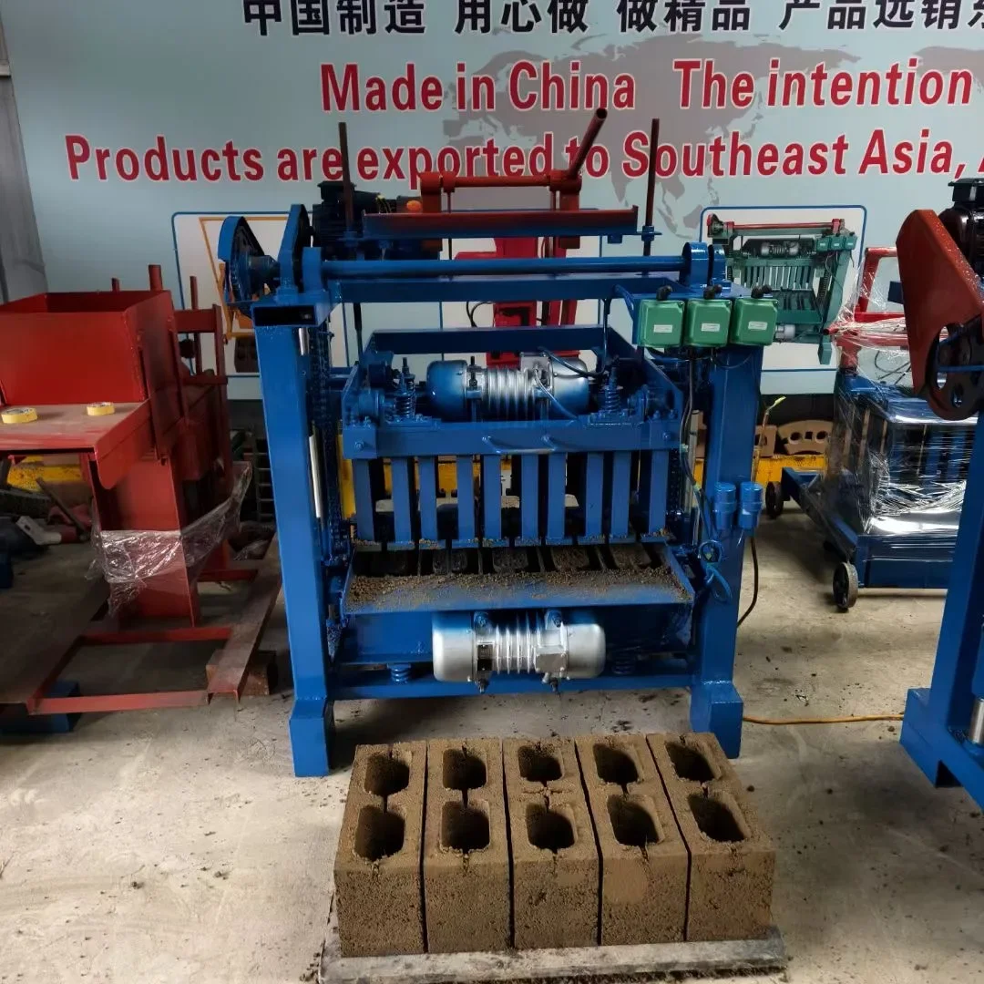 Cement concrete hollow block forming machine 220V 380V scale production brick making machine