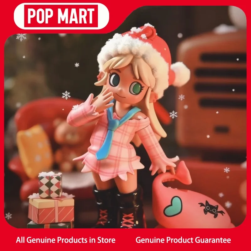

Фигурка Popmart Lil Peach Riot «Holiday Suite» из серии, слепая коробка, загадочная коробка, Imited Edition, праздничная фигурка-сюрприз