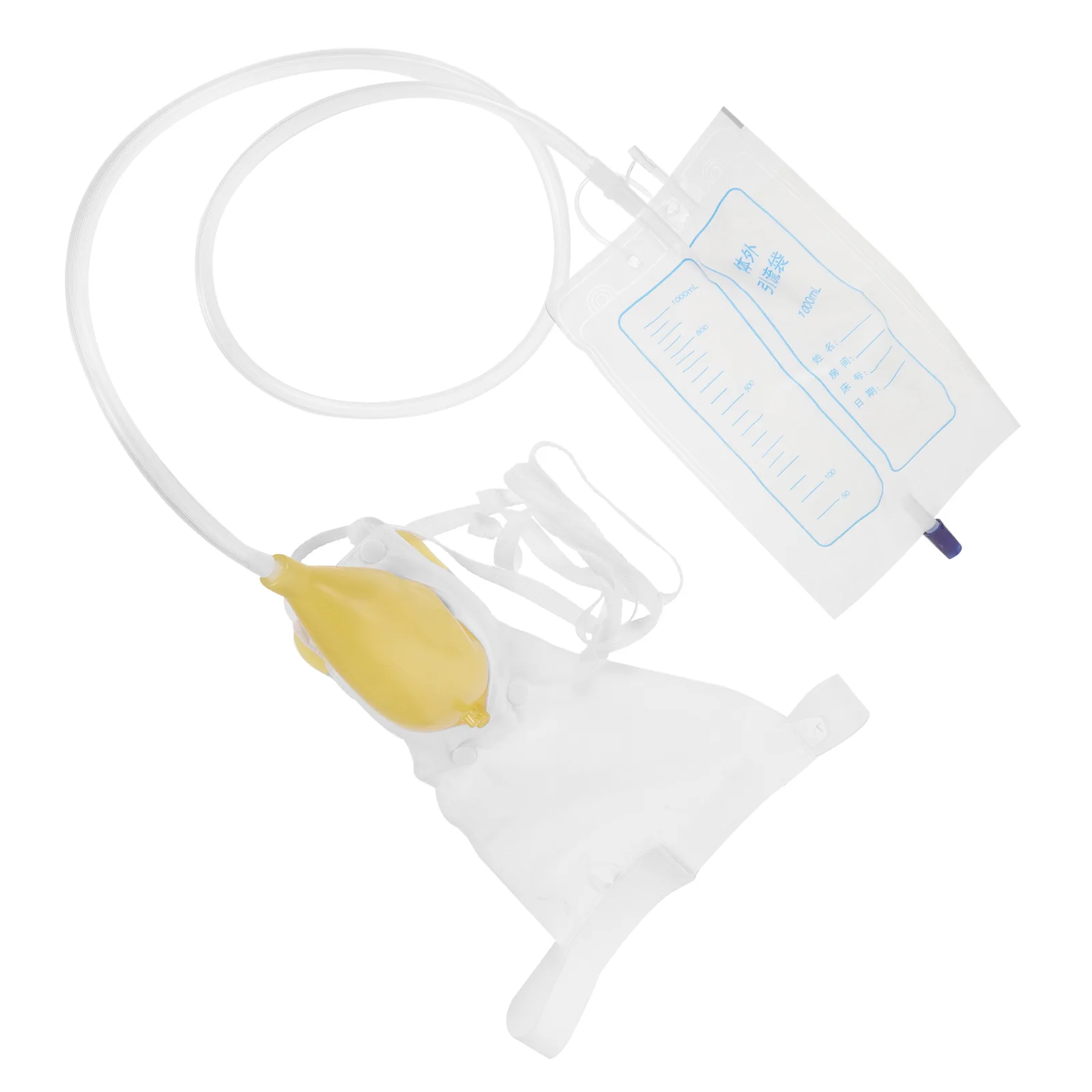Elderly Urine Bag Kit for Women Anti Leakage Thickened Tube Cross Drain Valve Superior Materials Pee Catheters