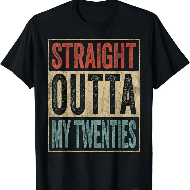 

Забавная мужская футболка на 30-й день рождения 30 Yo Straight Outta My Twenties