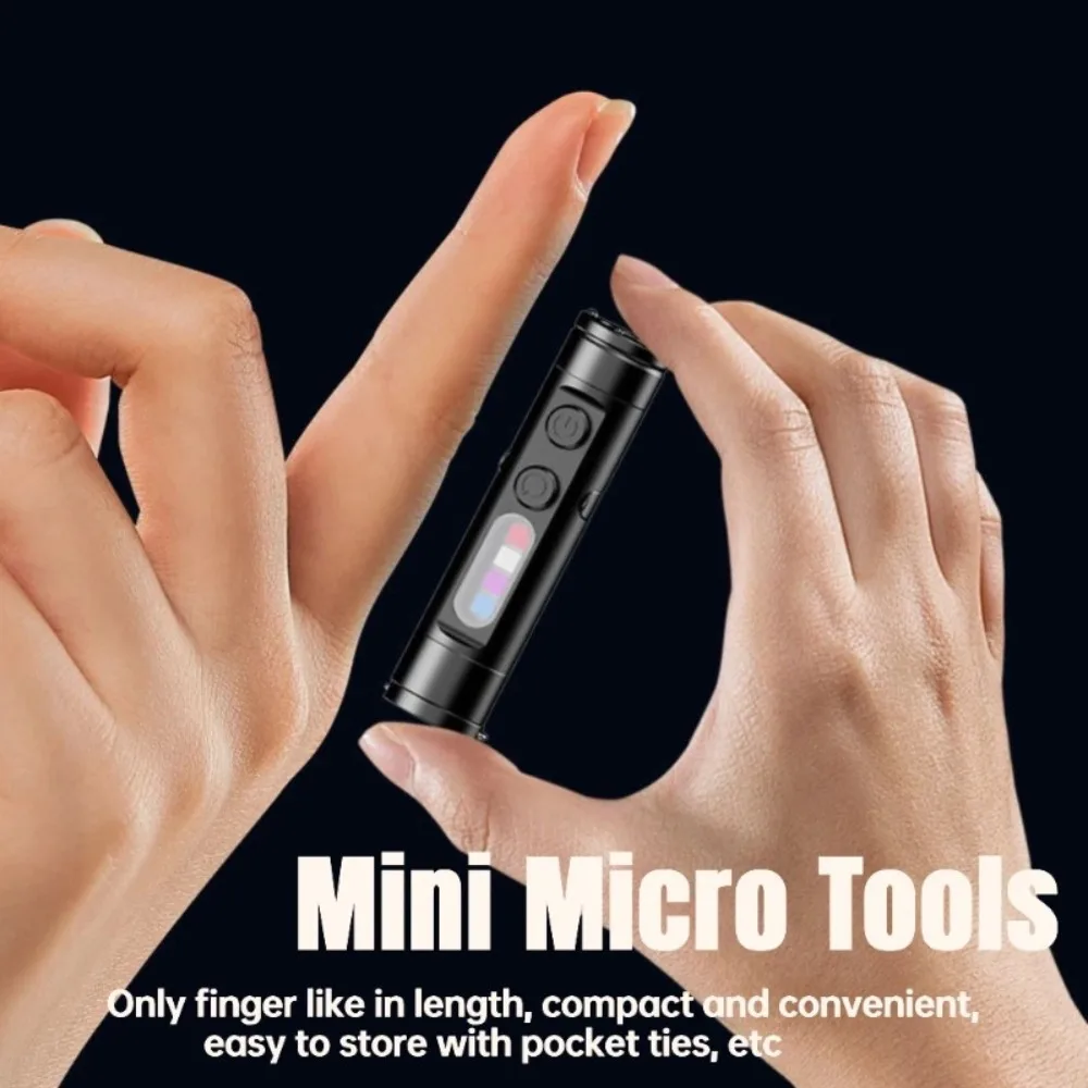 Mini Outdoor Flashlight Type C Rechargeable LED Magnetic Torch with Hat Clip Waterproof Keychain Lamp Ideal for Camping
