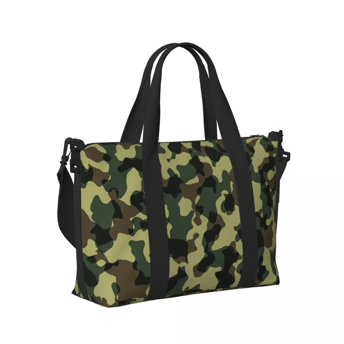 

Camouflage Military Camo Army Beach Travel Bag Large Capacity Tote Bags for Gym Sport Women Shopping Duffle Shoulder Bag