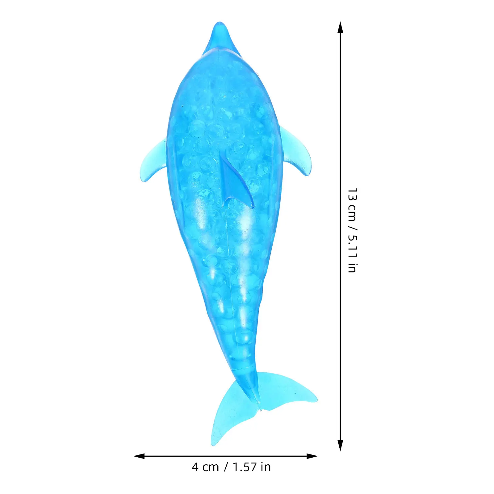 2 ชิ้น Dolphin ของเล่นขนาดเล็กยืดหยุ่นบีบสําหรับเด็กเล็กๆปาร์ตี้โปรดปราน 8-12 เด็ก