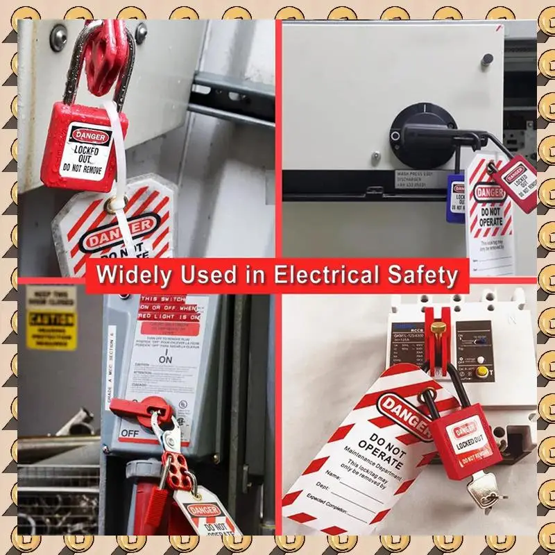 

A003 35Pc Lotokit,Portable Lockout Tagout Electrical Kit For Industrial Lockout Devices, Professional Padlock Kit