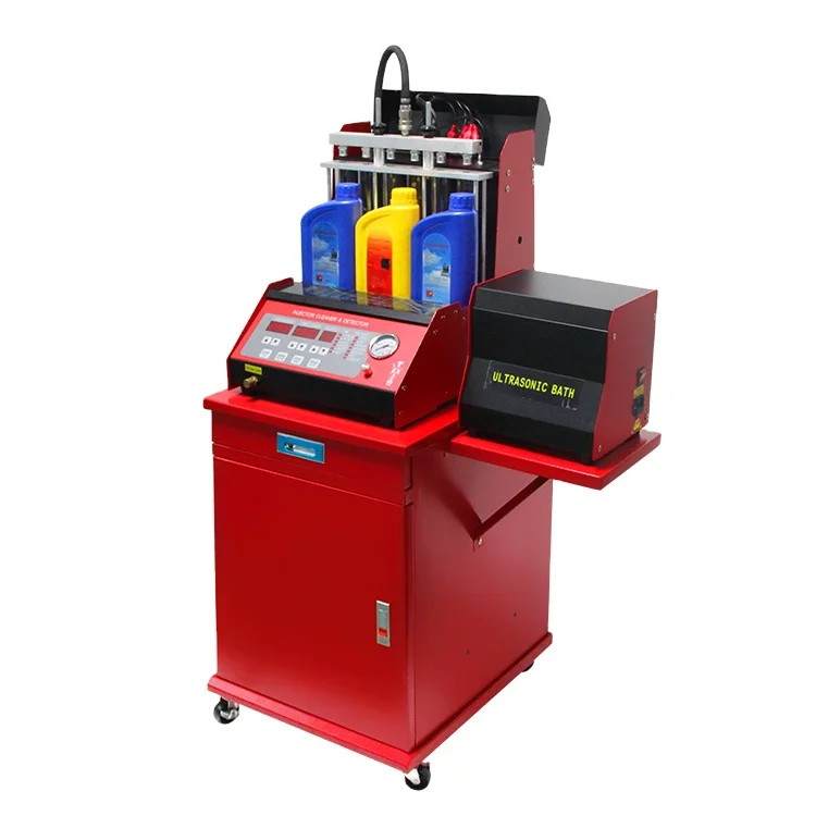 Fuel Injector Cleaning Machine 6 Cylinder Diagnostic And Cleaning System For Car Repair