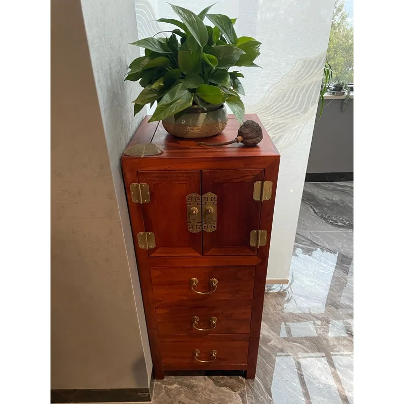 Cassettiera cinese in legno massello camera da letto angolo in legno di canfora soggiorno moderno