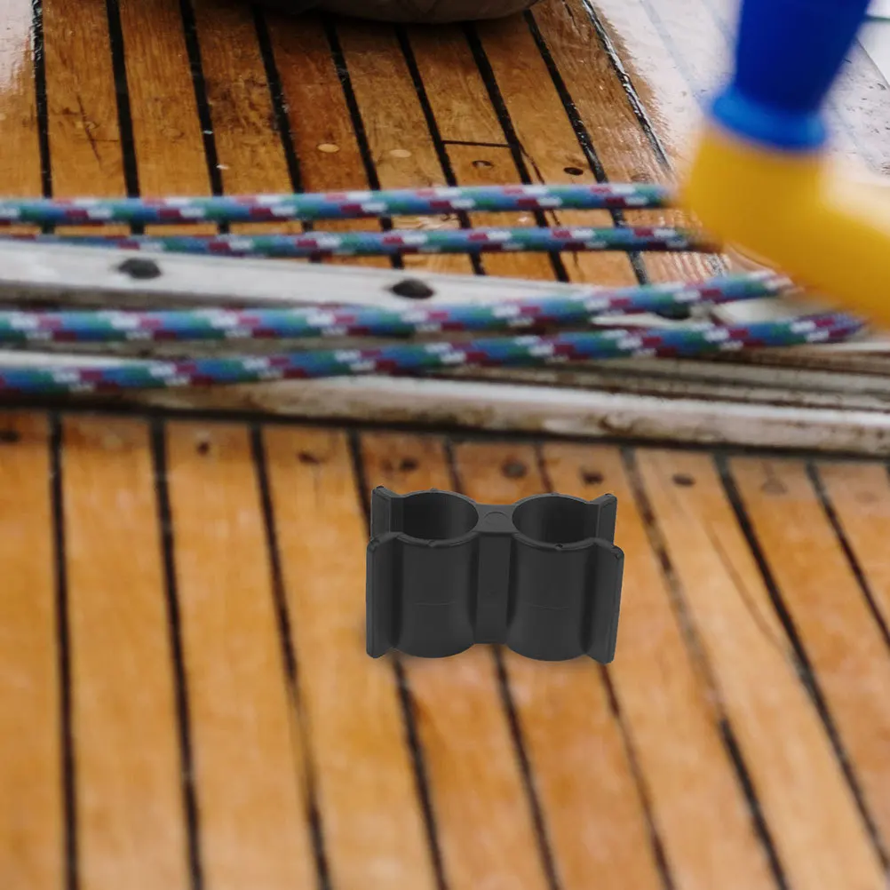 

2Pcs Double Port Clips Pipe Clamp Set Rv Yacht Accessory Durable Wear Resistance Easy to Install for Boats Pipe Clamp Set