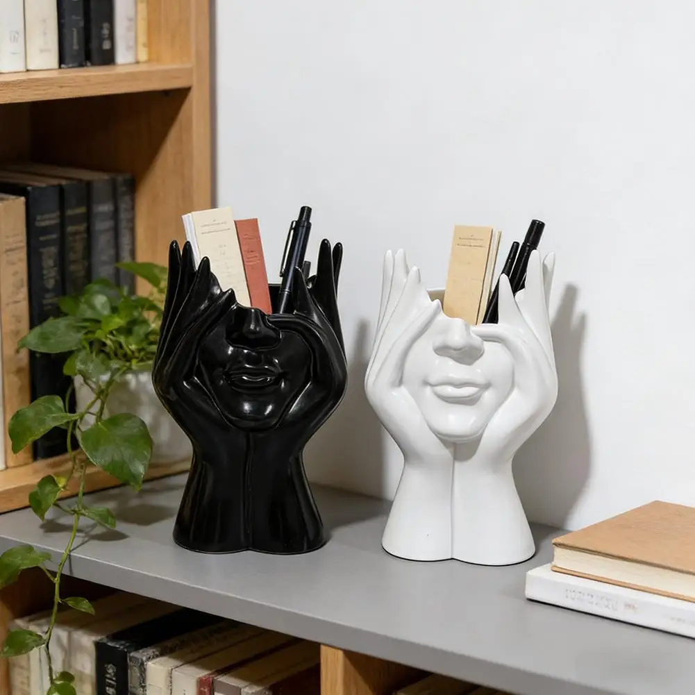 Plastic Figure Storage Holders Creative Human Body Art Styling Office Organizers Multifunctional Makeup Brush Holder