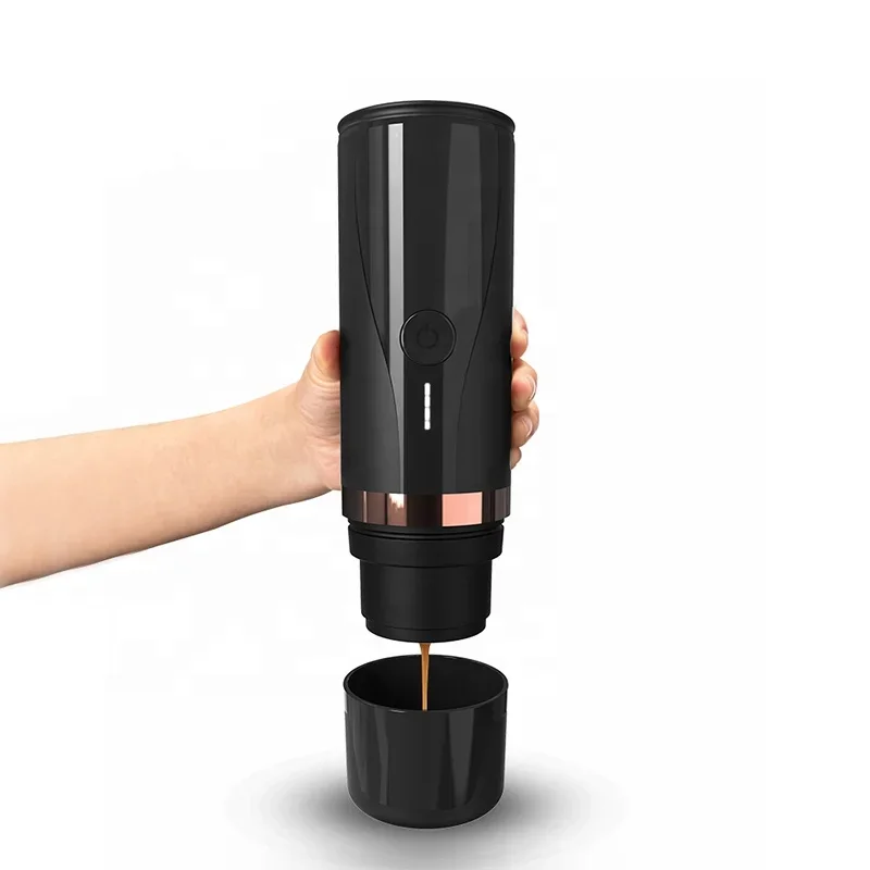 Outdoor Mini Hand Press Manual Coffee Maker Portable Espresso Coffee Machine China Manufacturer OEM Car Travel ABS 1 Set 90W